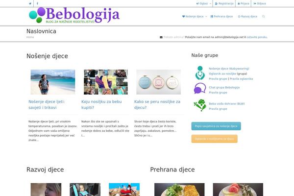 KLEO theme site design template sample
