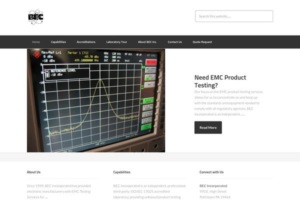 Enterprise Pro theme site design template sample