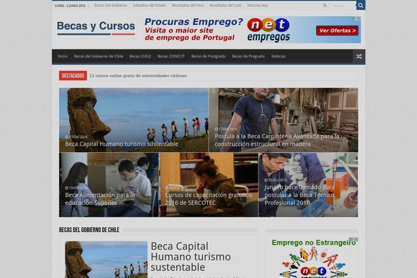 becasycursosparachilenos.com site used Bonostheme