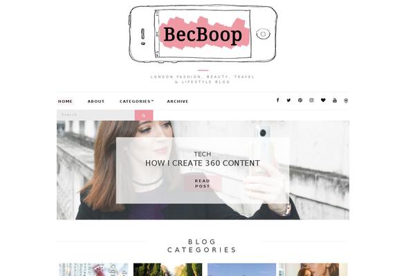 Site using Minimalist Instagram Widget plugin