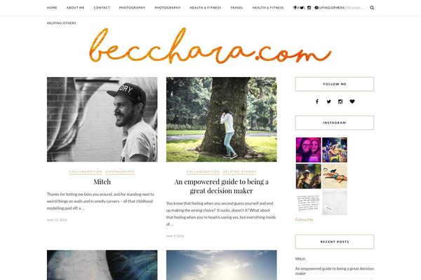 Rosemary theme site design template sample