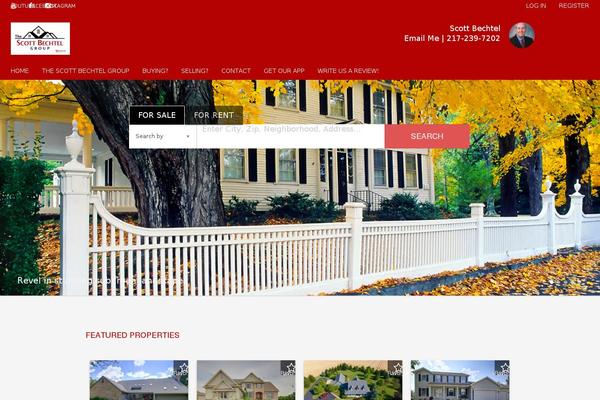 Site using Real Estate Website Builder plugin