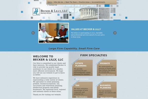 BlankSlate theme site design template sample