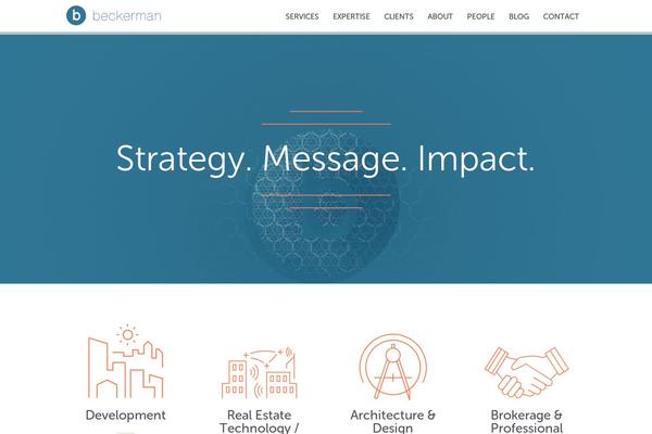 beckermanpr.com site used Beckerman-bootstrap