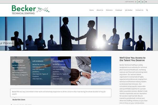 Enfold theme site design template sample