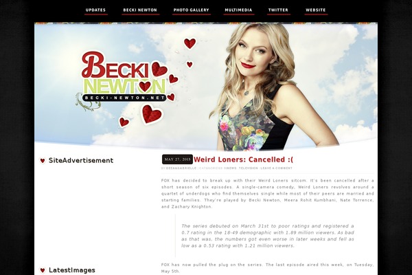 Three theme site design template sample