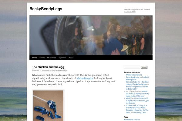 Twenty Ten theme site design template sample