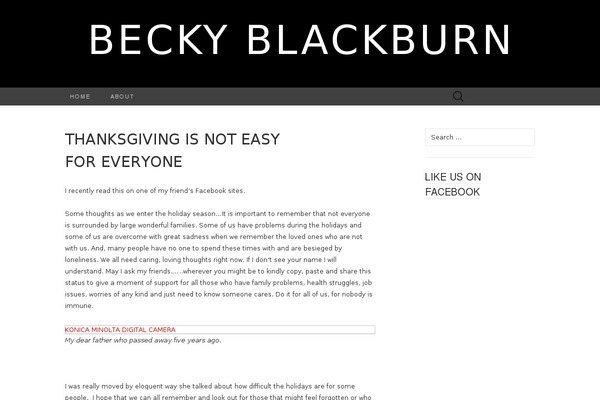 beckyblackburn.com site used Get Noticed