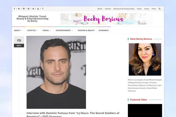 Write-blog theme site design template sample