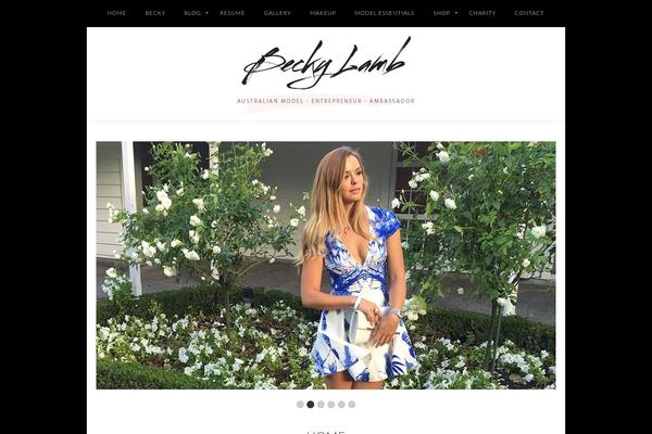 beckylamb.com site used Marilyn