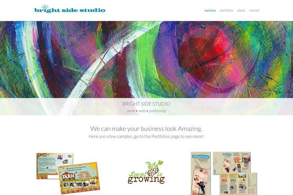 Mist theme site design template sample