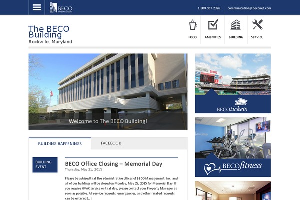 Beco theme site design template sample