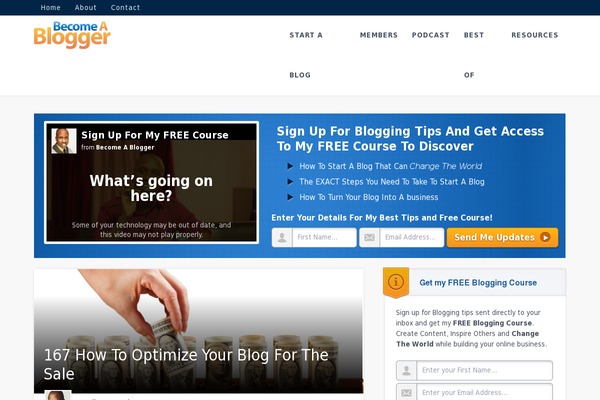 Site using Thrive-visual-editor plugin