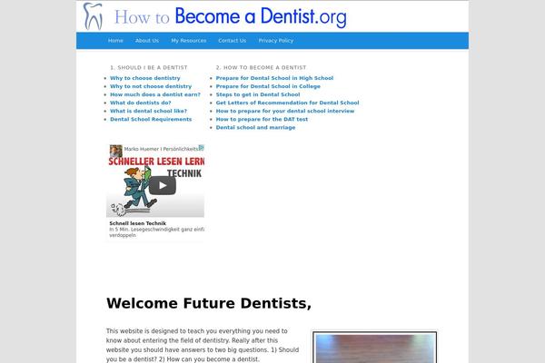 becomeadentist.org site used Twentyseventeenchild