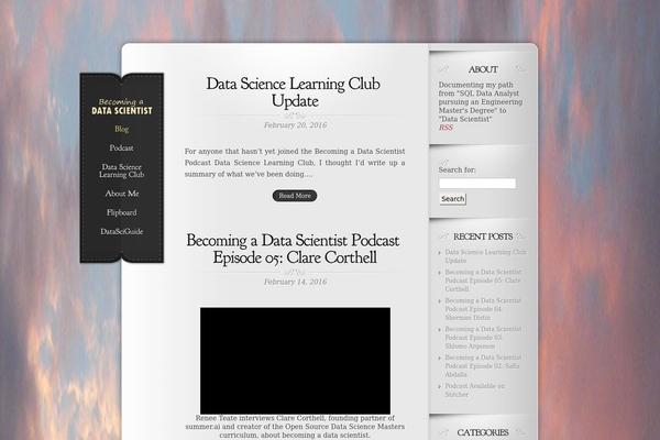 Memoir theme site design template sample