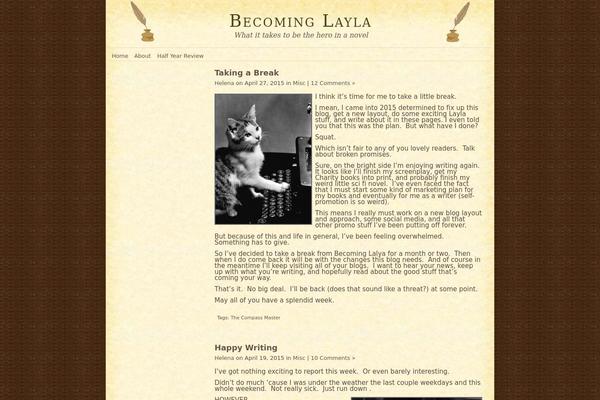 becominglayla.com site used Parchment Draft