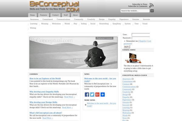 Chrome_20 theme site design template sample