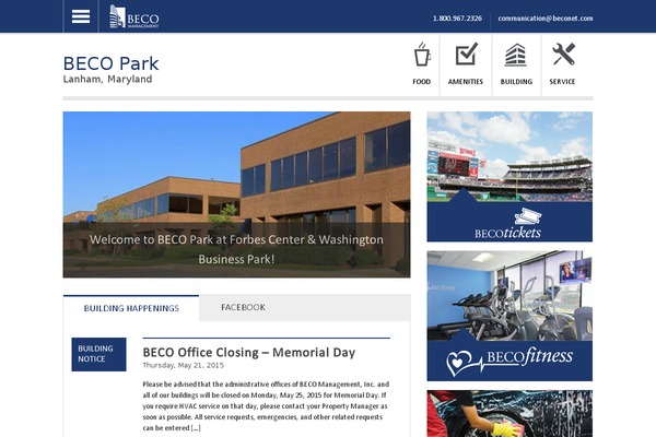 Beco theme site design template sample