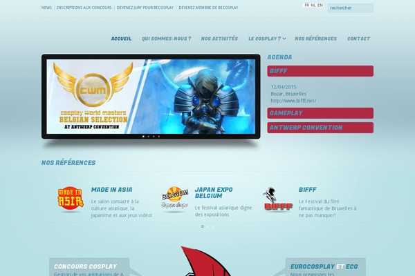 Radiance theme site design template sample