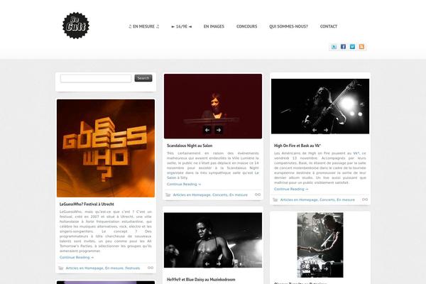 Shaken Grid Premium theme site design template sample