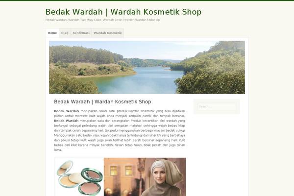 Misty Lake theme site design template sample