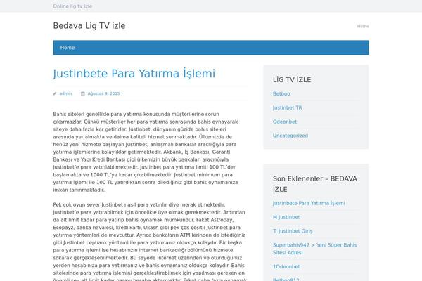 Presentation Lite theme site design template sample