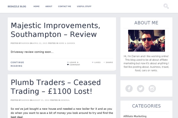 Blogoma theme site design template sample