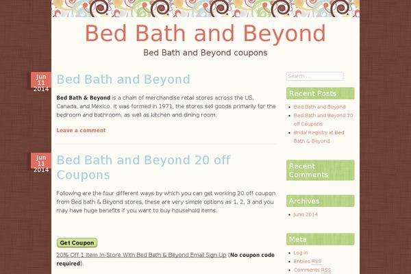 Scrappy theme site design template sample