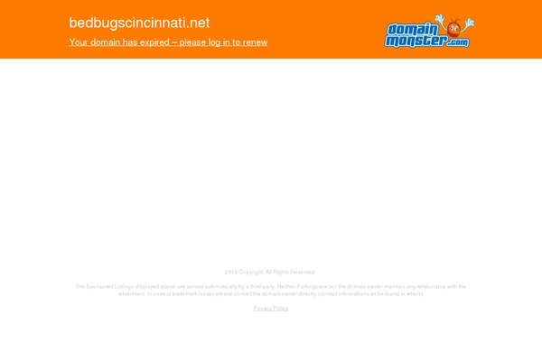 bedbugscincinnati.net site used Bugsy