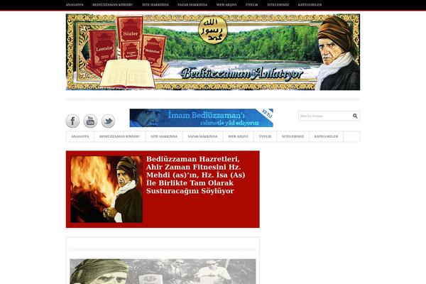 bediuzzamananlatiyor.com site used Said