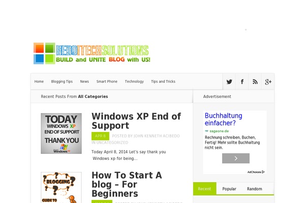 Hiero theme site design template sample