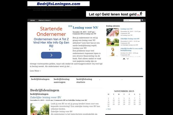 Clean-minimal theme site design template sample