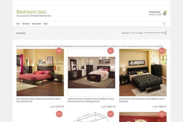 bedroomsets.info site used 123shop