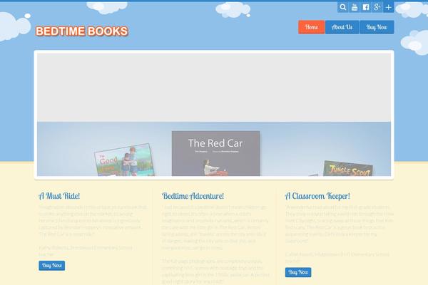 Happy Kids theme site design template sample
