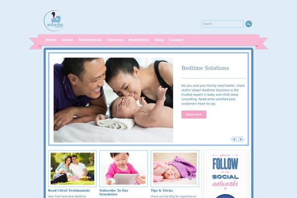 Kiddo theme site design template sample