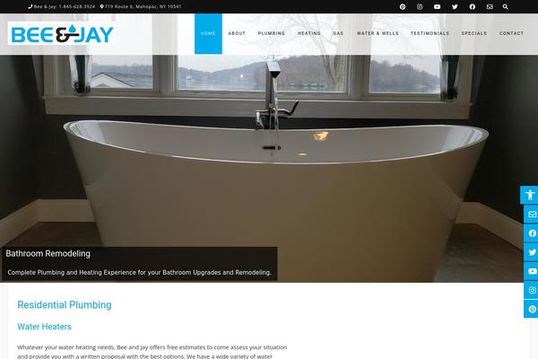 Guten theme site design template sample