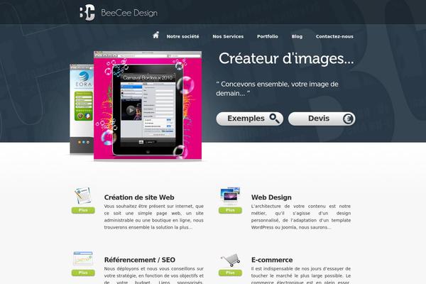 pandora theme site design template sample