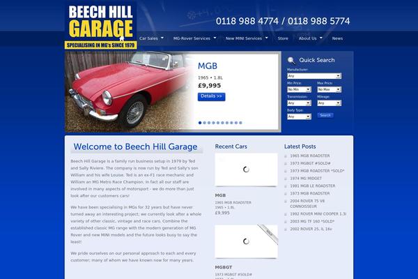 Automotive theme site design template sample