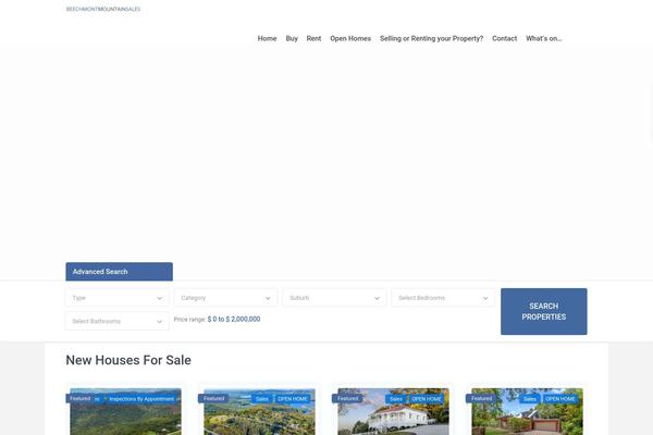 WP Residence theme site design template sample