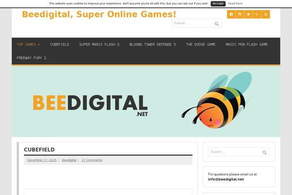 Cambium theme site design template sample