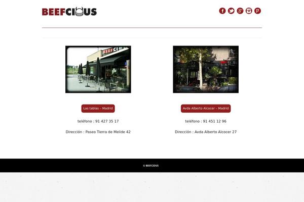 Restaurateur theme site design template sample