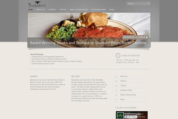 Legourmet theme site design template sample