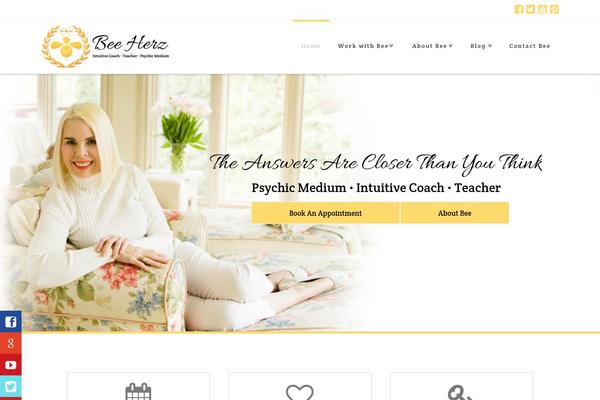 X Child theme site design template sample