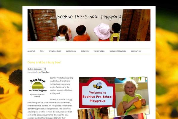 beehivepreschool.org site used Beehive
