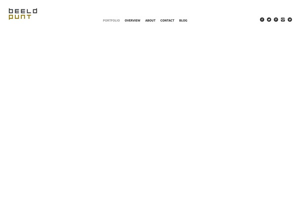 Studiofolio theme site design template sample