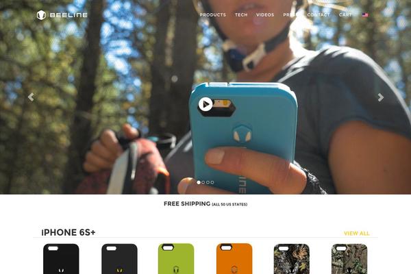 Beeline theme site design template sample