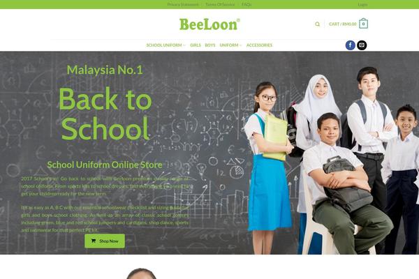 beeloon.com site used Pako