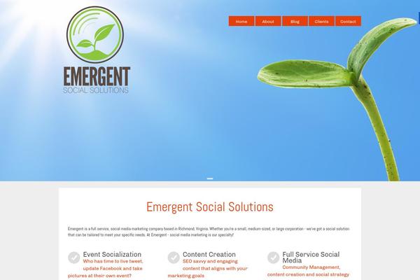 Minuscula theme site design template sample