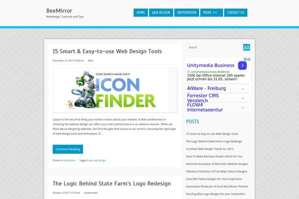 Cell theme site design template sample