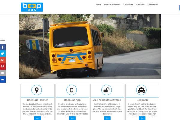 Hathor theme site design template sample
